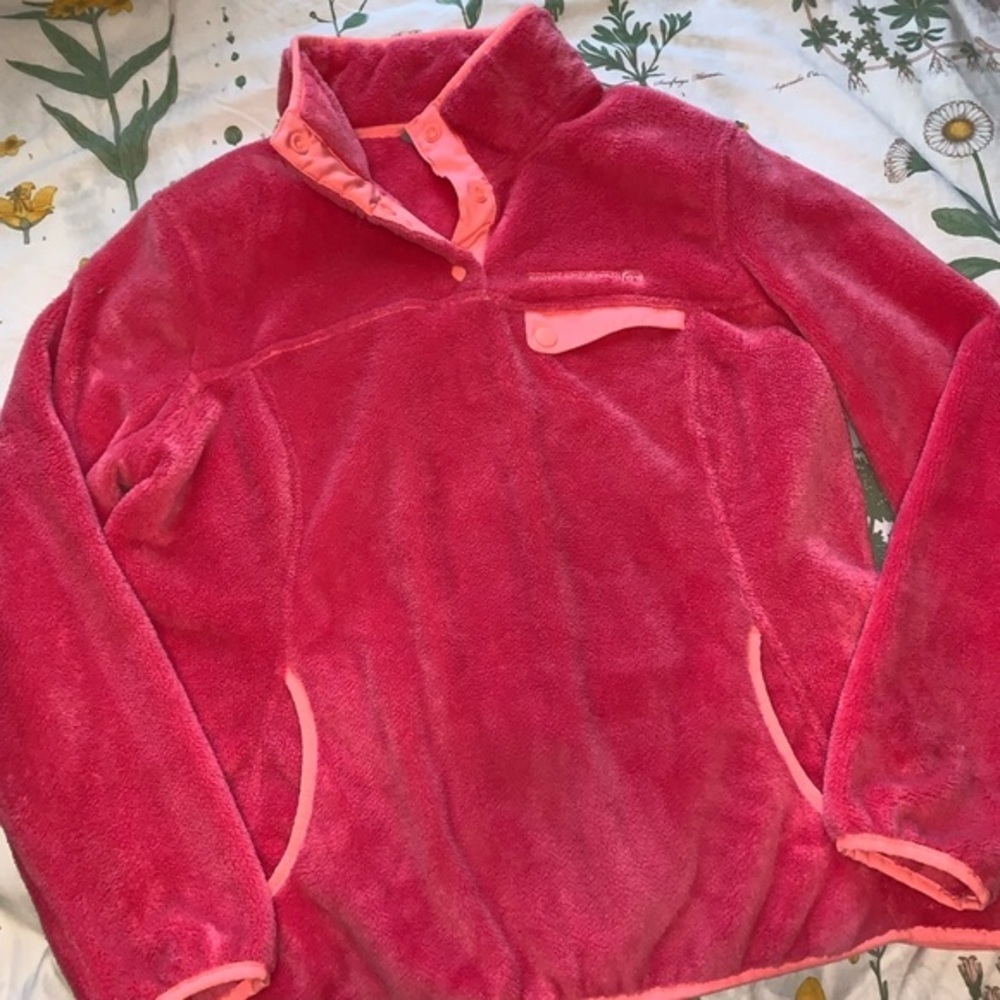 Free country fleece pink pullover